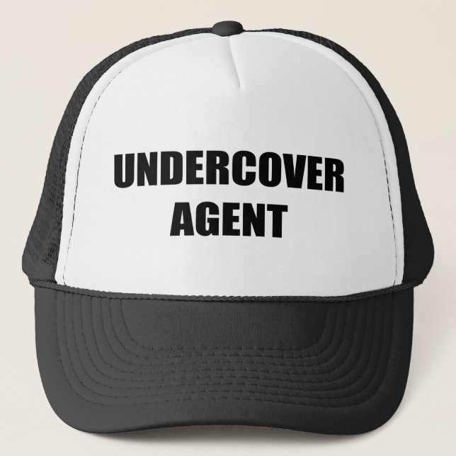 Gorra De Camionero Agente secreto (Anverso)