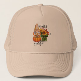 Gorra de camionero agradecida y agradecido