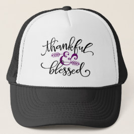 Gorra de camionero agradecida y bendita