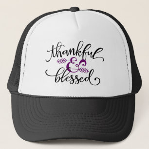 Gorra de camionero agradecida y bendita