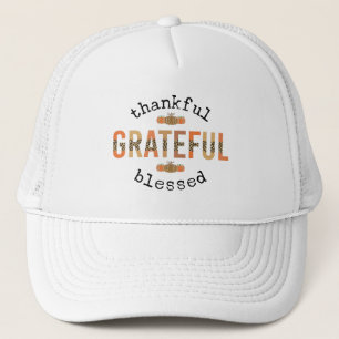 Gorra De Camionero Agradecimiento Agradecimiento Bendecida Caída Agra