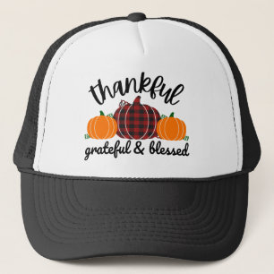 Gorra De Camionero Agradecimiento de Acción de Gracias