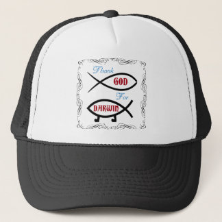 Gorra De Camionero Agradezca a dios por Darwin