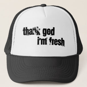 Gorra De Camionero agradezca a dios que estoy fresco