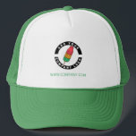Gorra De Camionero Agregar empleado de empresa con logotipo de marca<br><div class="desc">Añada su logotipo de marca y texto personalizado a este sombrero de camionero perfecto para crear conciencia de marca o como medio publicitario. Disponible en otros colores y tamaños. No hay cantidad mínima de pedido ni cargo de instalación.</div>