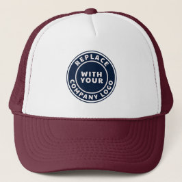 Gorra De Camionero Agregar eventos de empresa con logotipos de empres