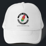 Gorra De Camionero Agregar marca comercial con logotipo de empresa<br><div class="desc">Añada su logotipo de marca y texto personalizado a este sombrero de camionero perfecto para crear conciencia de marca o como medio publicitario. Disponible en otros colores y tamaños. No hay cantidad mínima de pedido ni cargo de instalación.</div>