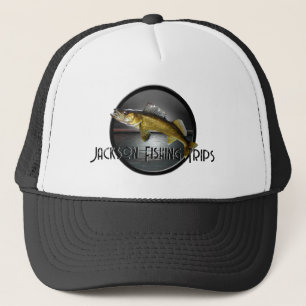 Gorra De Camionero Agua de la Luna y Pike Walleye
