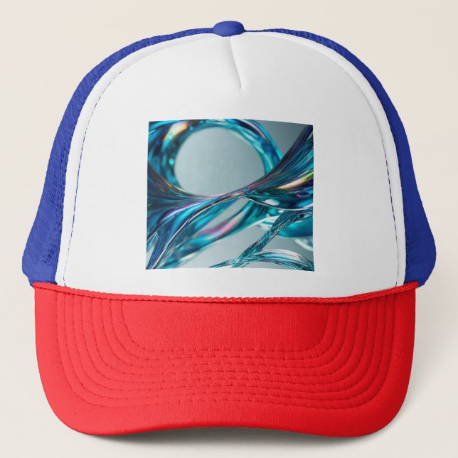 Gorra De Camionero Agua de vidrio flotante (Anverso)