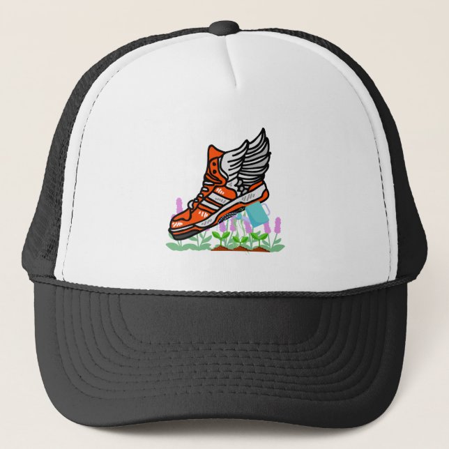 Gorra De Camionero Agua, mis zapatos (Anverso)
