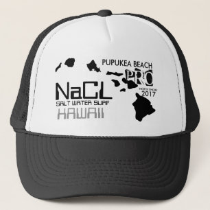 Gorra De Camionero AGUA SALADA NaCL PLAYA PUPUKEA SURF