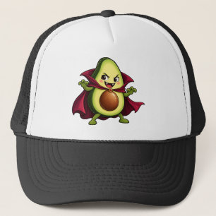 Gorra De Camionero Aguacate Vampiro Lindo Divertido Halloween