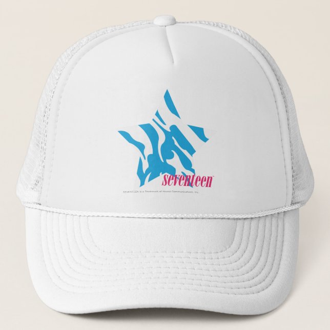 Gorra De Camionero Aguamarina 3 de la cebra (Anverso)