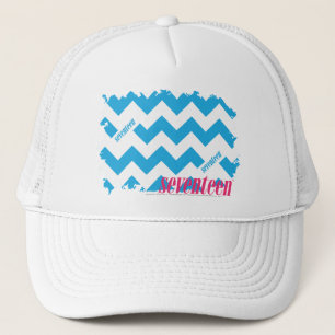Gorra De Camionero Aguamarina 3 del zigzag