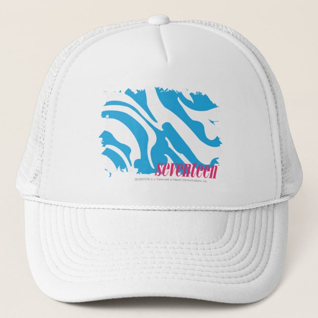 Gorra De Camionero Aguamarina 4 de la cebra (Anverso)