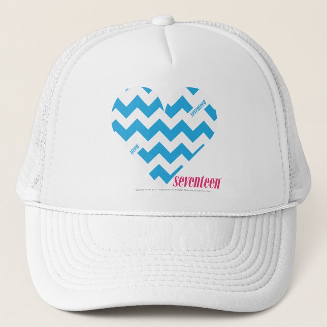 Gorra De Camionero Aguamarina 4 del zigzag (Anverso)