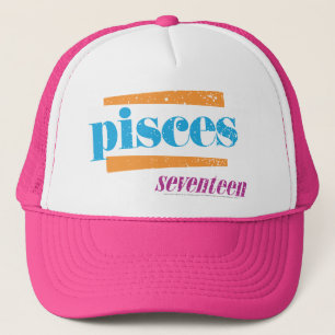 Gorra De Camionero Aguamarina de Piscis