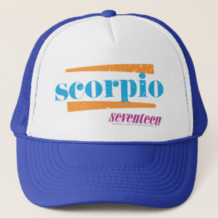 Gorra De Camionero Aguamarina del escorpión