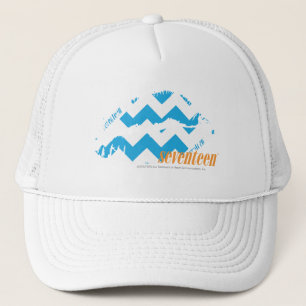 Gorra De Camionero Aguamarina del zigzag