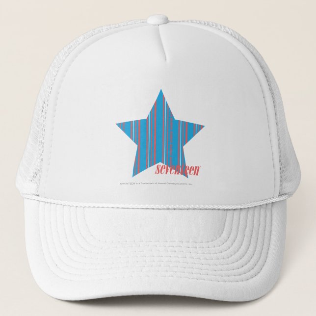 Gorra De Camionero Aguamarina fina 2 de las rayas (Anverso)
