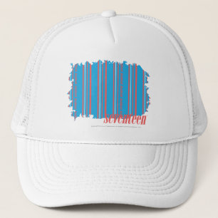 Gorra De Camionero Aguamarina fina 4 de las rayas