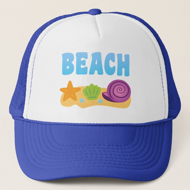 Gorra De Camionero Aguas de playa (Anverso)