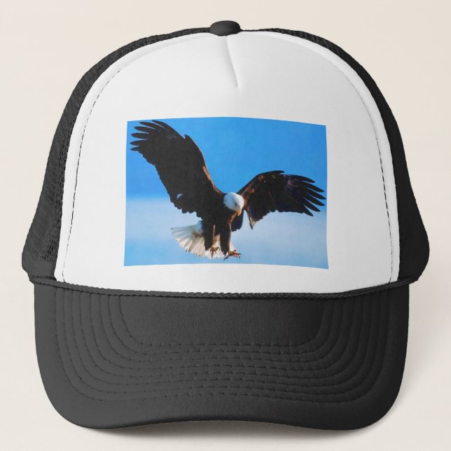 Gorra De Camionero Águila americana calva (Anverso)