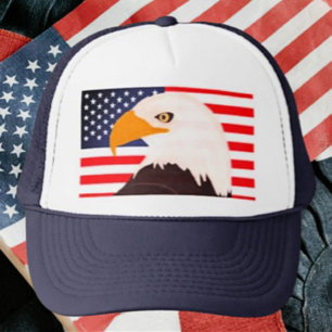 Gorra De Camionero Águila calva americana
