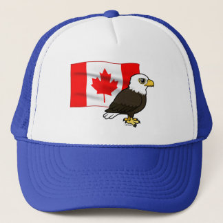 Gorra De Camionero Águila calva canadiense