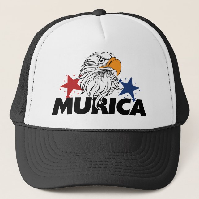 Gorra De Camionero Águila calva de Murica (Anverso)