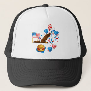 Gorra De Camionero águila calva tío sam