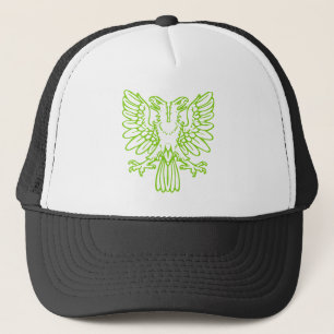 Gorra De Camionero Águila de dos cabezas - Verde marciano