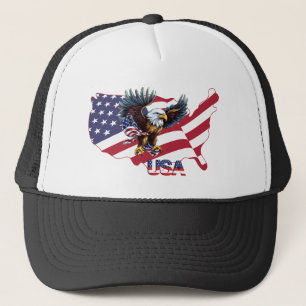 Gorra De Camionero Águila de Estados Unidos