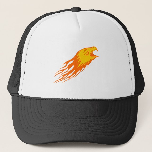 Gorra De Camionero Águila en llamas (Anverso)