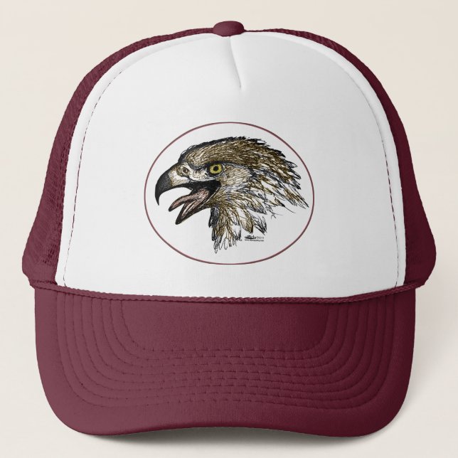 Gorra De Camionero Águila gritando (Anverso)