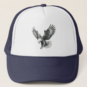 Gorra De Camionero Águila Majestuosa en Vuelo