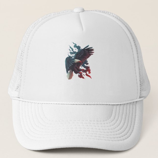 Gorra De Camionero Águila metalizado (Anverso)