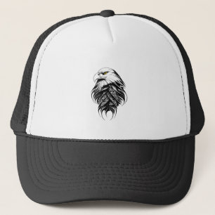 Gorra De Camionero Águila Naturaleza animal silvestre Ilustracion art