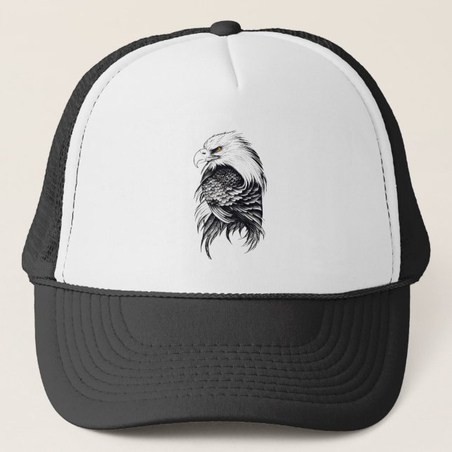 Gorra De Camionero Águila Naturaleza animal silvestre Ilustracion art (Anverso)