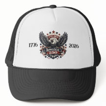 Gorra de camionero águila patriótica América 250 1