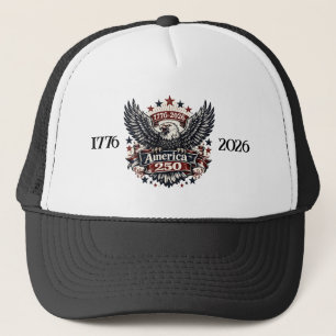 Gorra de camionero águila patriótica América 250 1