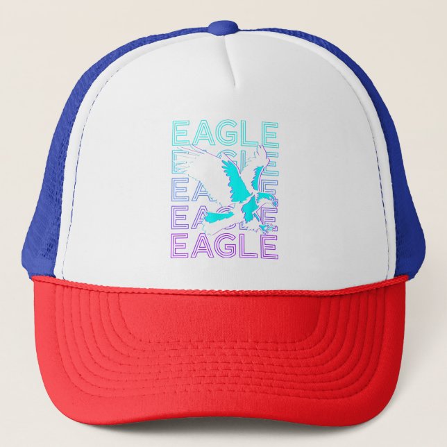 Gorra De Camionero Águila Retro  (Anverso)