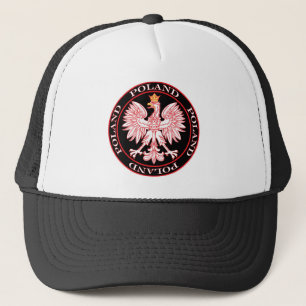 Gorra De Camionero Águila roja redonda polaca