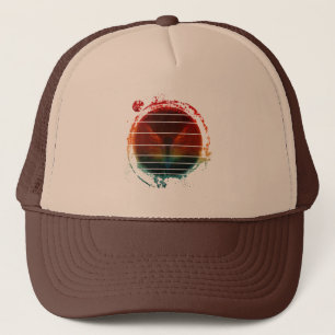 GORRA DE CAMIONERO ÁGUILA VINTAGE OSCURA RETRO