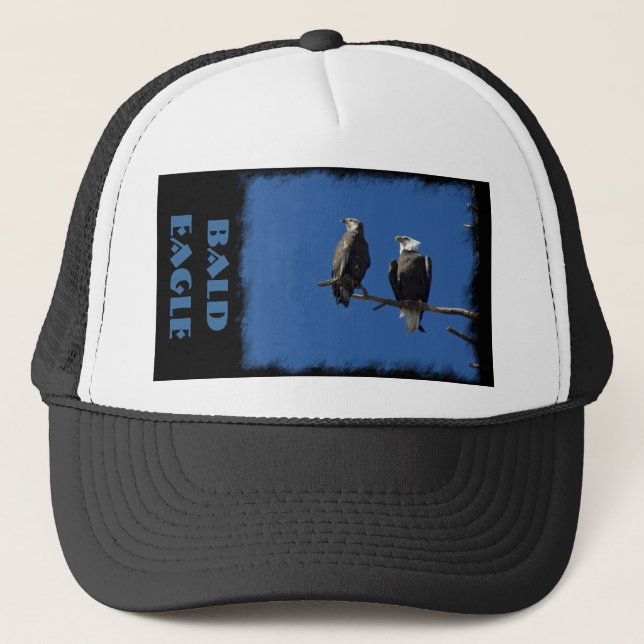 Gorra De Camionero Águilas calvas (Anverso)