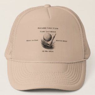 Gorra De Camionero Agujero conmemorativo en un golfista