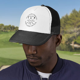 Gorra De Camionero Agujero de golf personalizado en un clásico modern