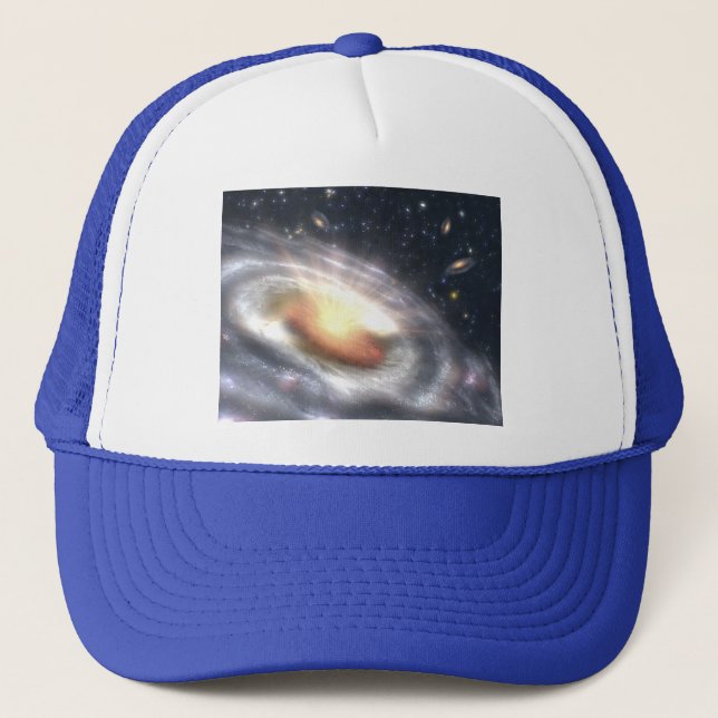 Gorra De Camionero Agujero negro quasar de la NASA (Anverso)
