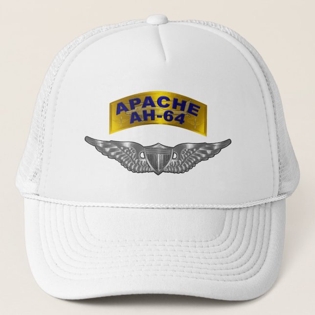 Gorra De Camionero AH64 Apache (Anverso)
