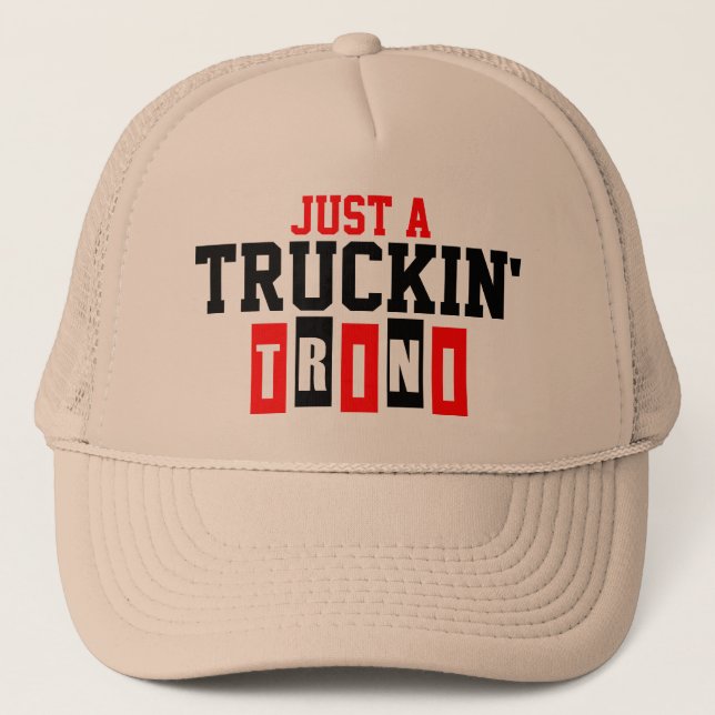 Gorra De Camionero Ah Truckin' Trini (Anverso)